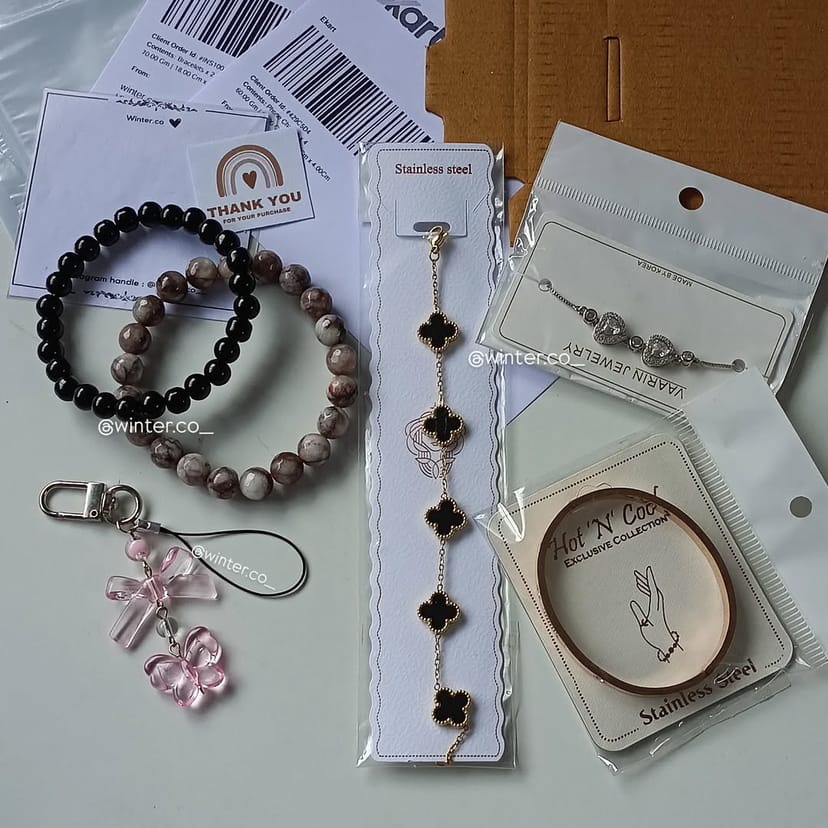 Beaded Bracelets, Anti-Tarnish Jewellery & Charms