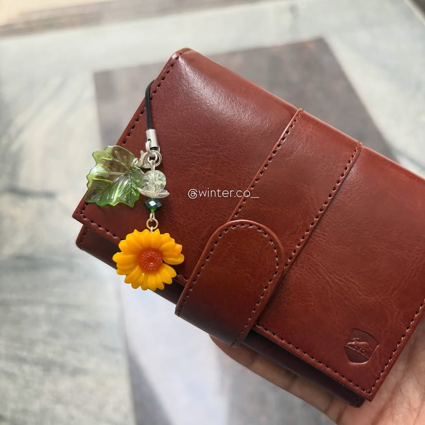 Sunflower Phone Charms