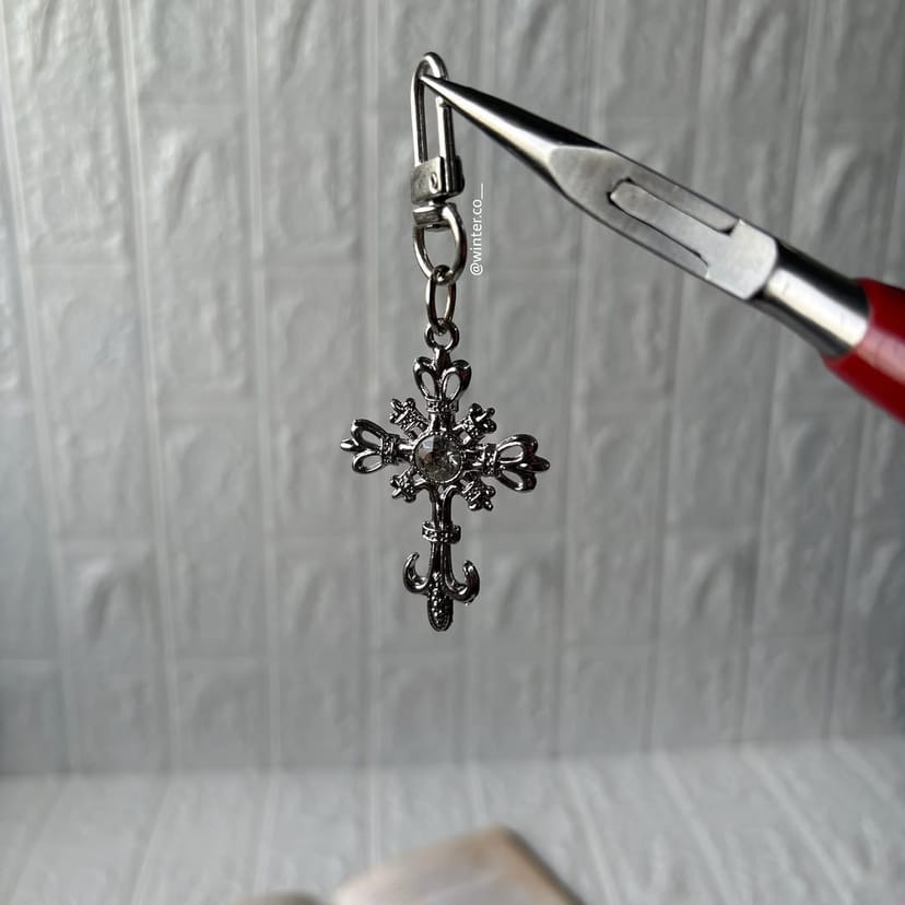 Premium Cross Keychain